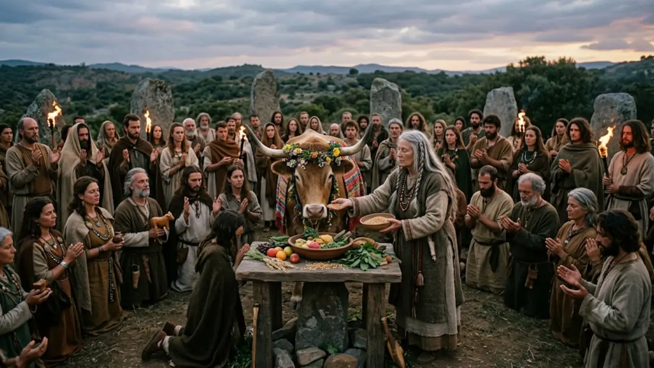 Why did Humans worship animals?