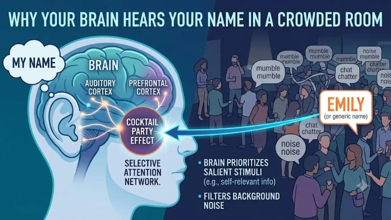 Why Your Brain Hears Your Name in a Crowded Place.