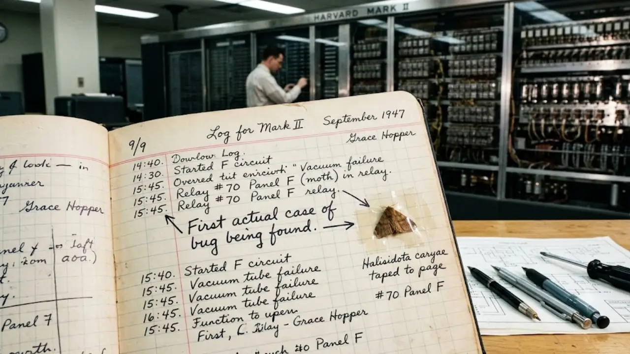 The First Computer Bug Was Almost Exactly What Its Name Suggests.