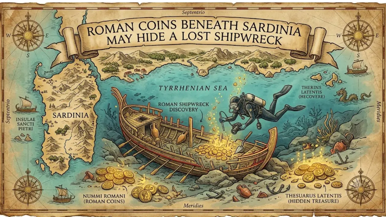 The Roman Coins Beneath Sardinia May Hide a Lost Shipwreck.