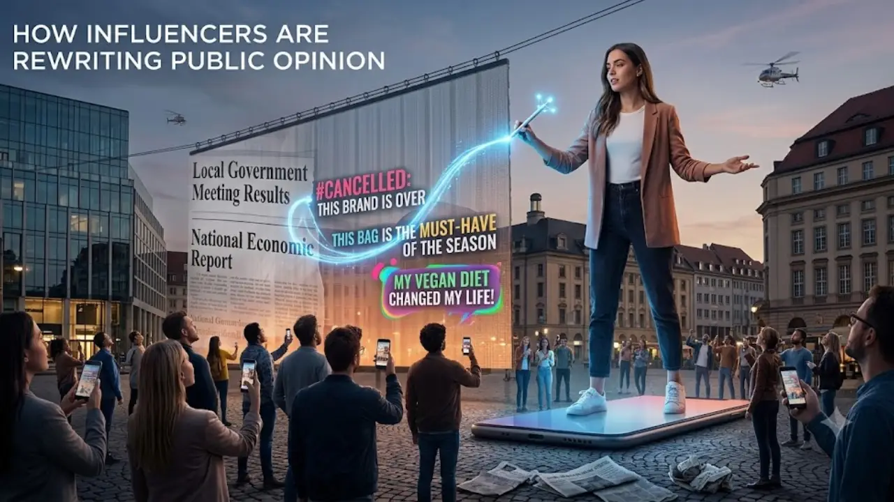 The Invisible Editors: How Influencers Are Rewriting Public Opinion.